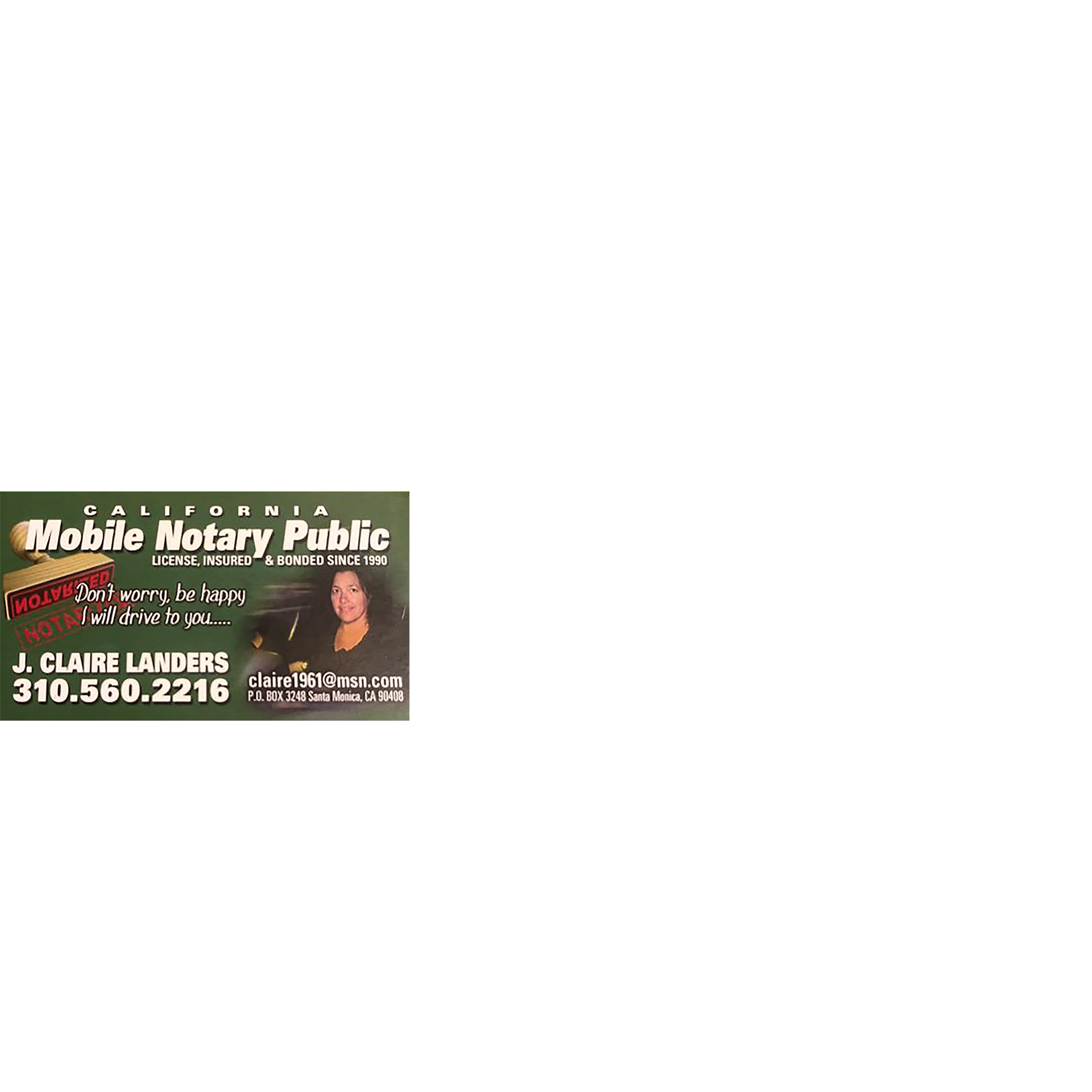 California Mobile Notary Public